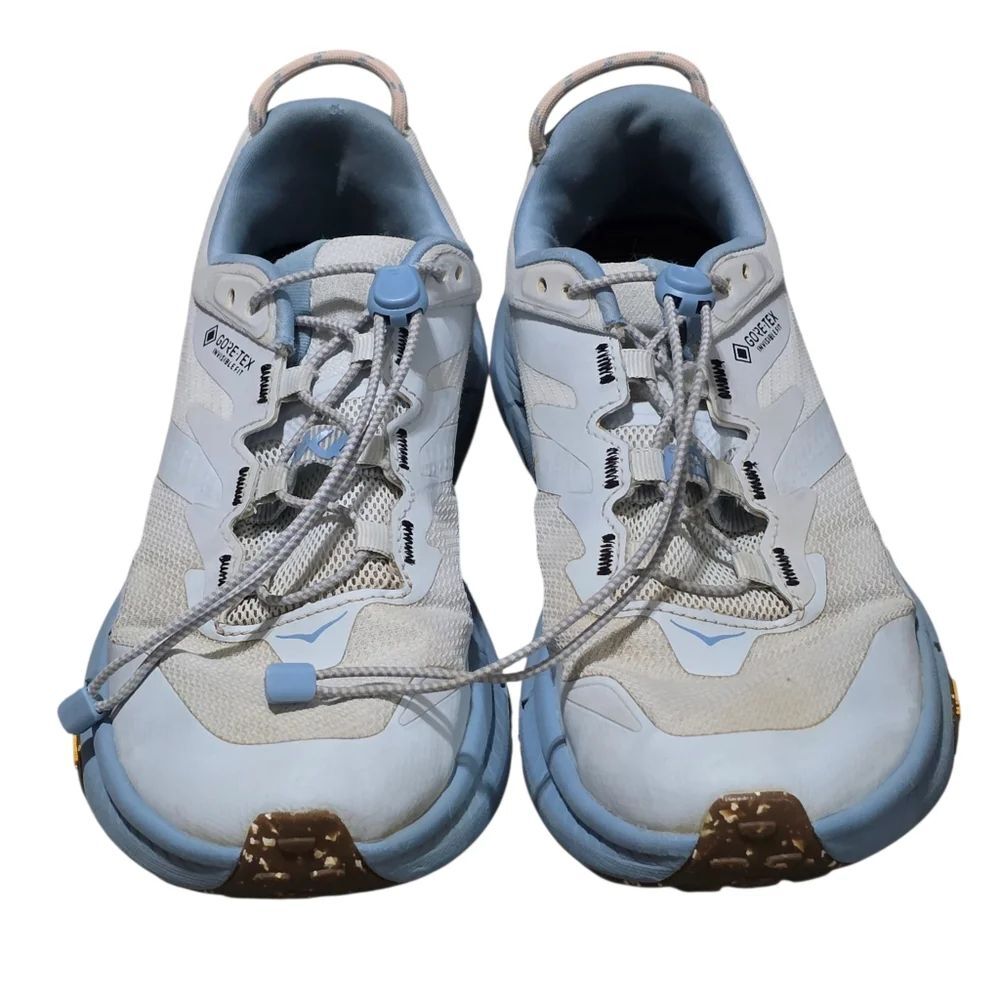 Stylish Hoka Transport GTX Blue and Grey Running Shoe